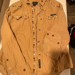 Lucky You corduroy button up!